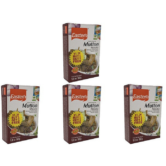 Buy Online Pack Of 4 Eastern Mutton Masala 50 Gm Buy 1 Get 1 Free Zifiti Com 1070872