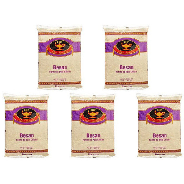 Pack of 5 - Deep Besan - 2 Lb (907 Gm)