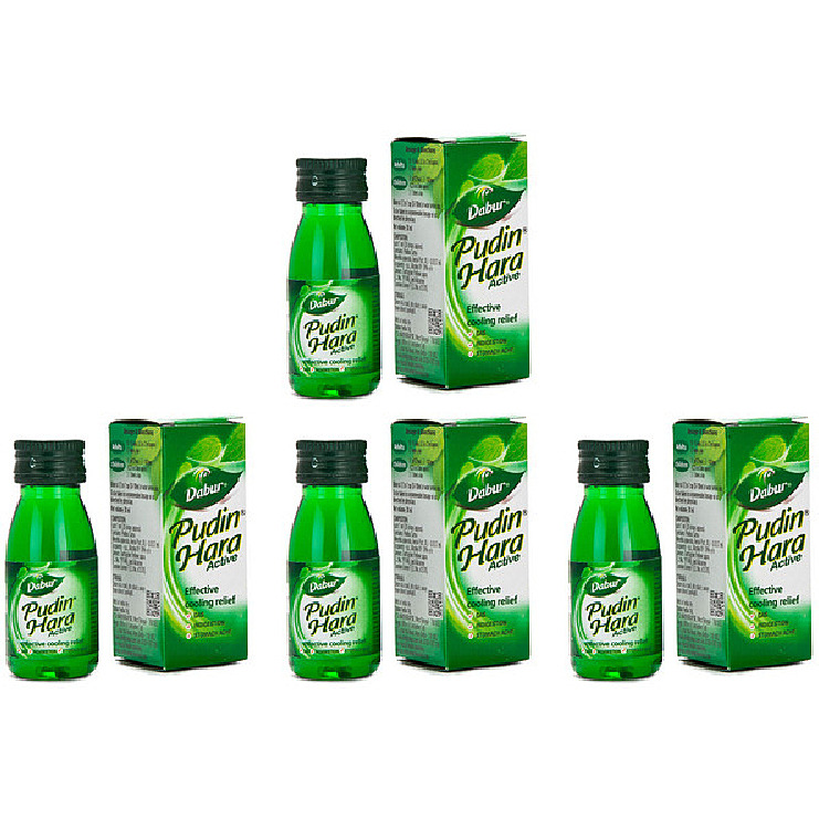 Pack of 4 - Dabur Pudin Hara Liquid - 30 Ml (1 Oz)