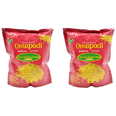 Pack of 2 - Grand Sweets & Snacks Ribbon Omapodi - 170 Gm (6 Oz)