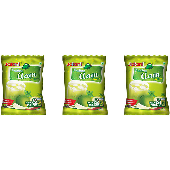 Pack of 3 - Jalani Pudina Aam Panna Mix - 100 Gm (3.5 Oz)