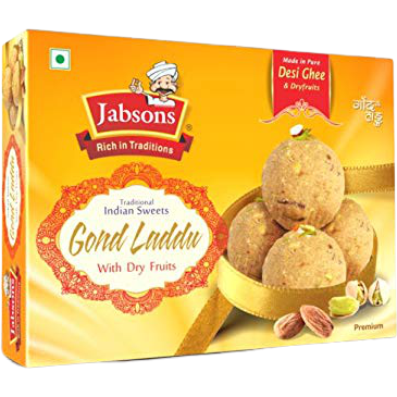 Pack of 4 - Jabsons Gond Laddu With Dry Fruits - 400 Gm (14.1 Oz)