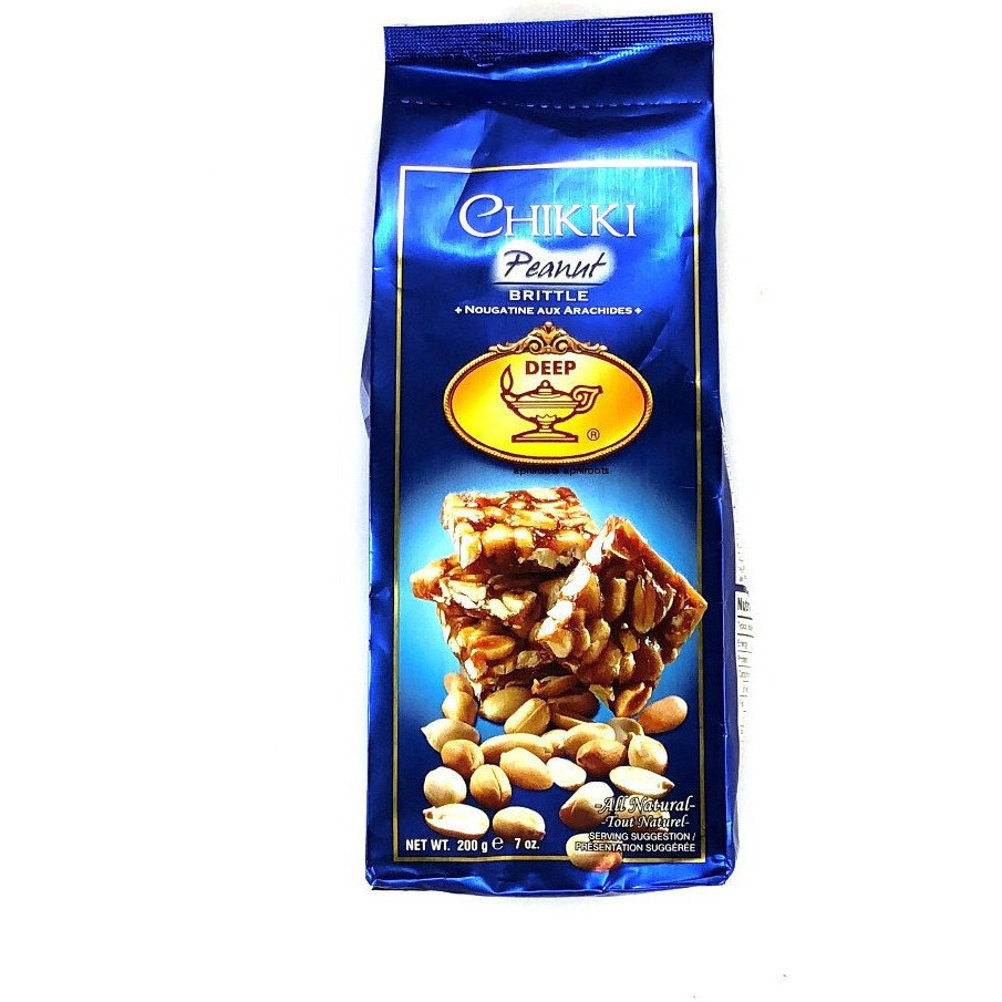 Pack of 4 - Deep Chikki Peanut - 200 Gm (7 Oz)