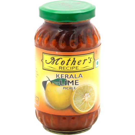 Pack of 4 - Mother's Recipe Kerala Lime Pickle - 300 Gm (10.6 Oz) [Buy 1 Get 1 Free]