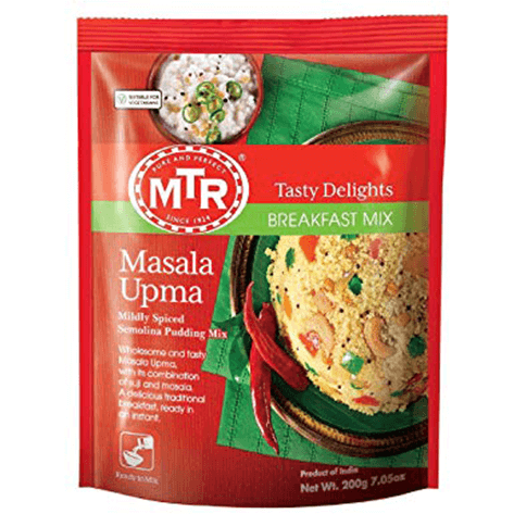 Pack of 4 - Mtr Breakfast Mix Masala Upma - 200 Gm (7 Oz)