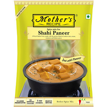 Pack of 5 - Mother's Recipe Spice Mix Shahi Paneer Masala - 50 Gm (1.7 Oz) [Fs]