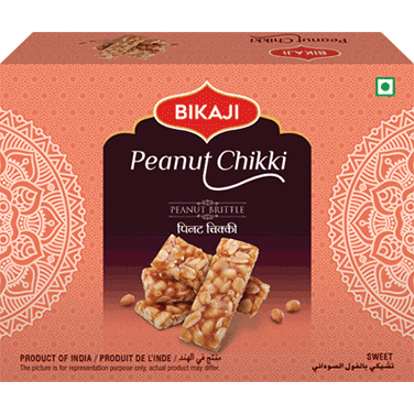 Pack of 2 - Bikaji Peanut Chikki - 400 Gm (14.1 Oz)