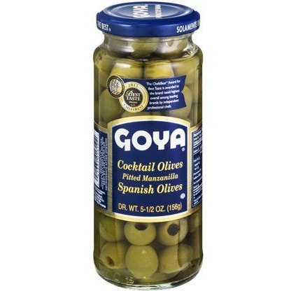 Pack of 4 - Goya Cocktail Olive - 5.5 Oz (156 Gm) [50% Off]