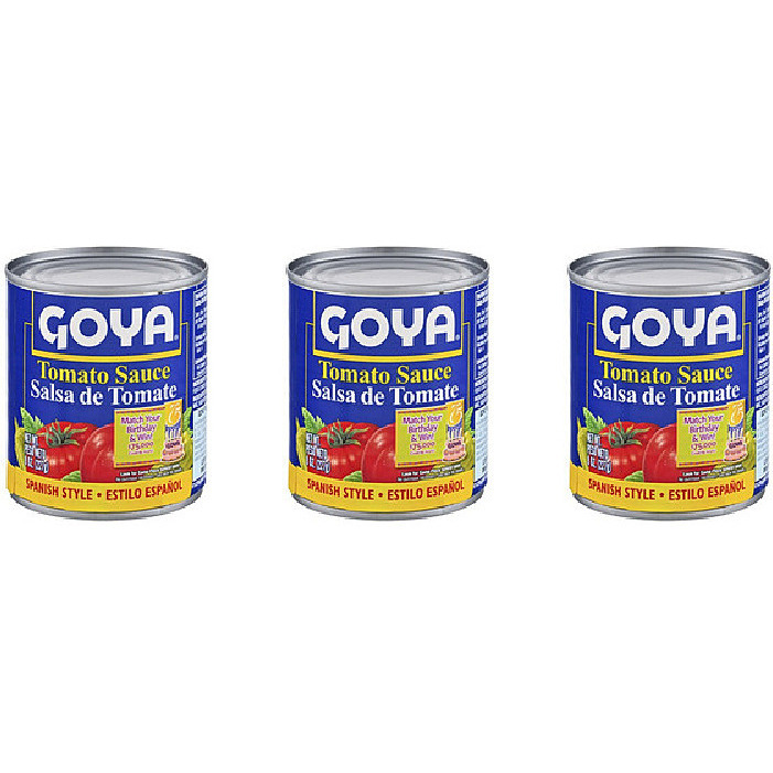 Pack of 3 - Goya Tomato Sauce - 8 Oz (225 Gm) [50% Off]