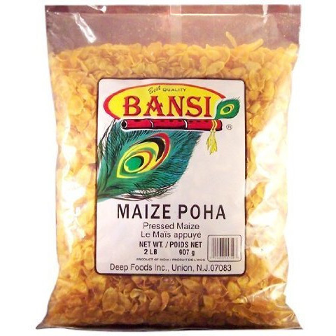 Pack of 2 - Bansi Maize Poha - 1 Lb (454 Gm)