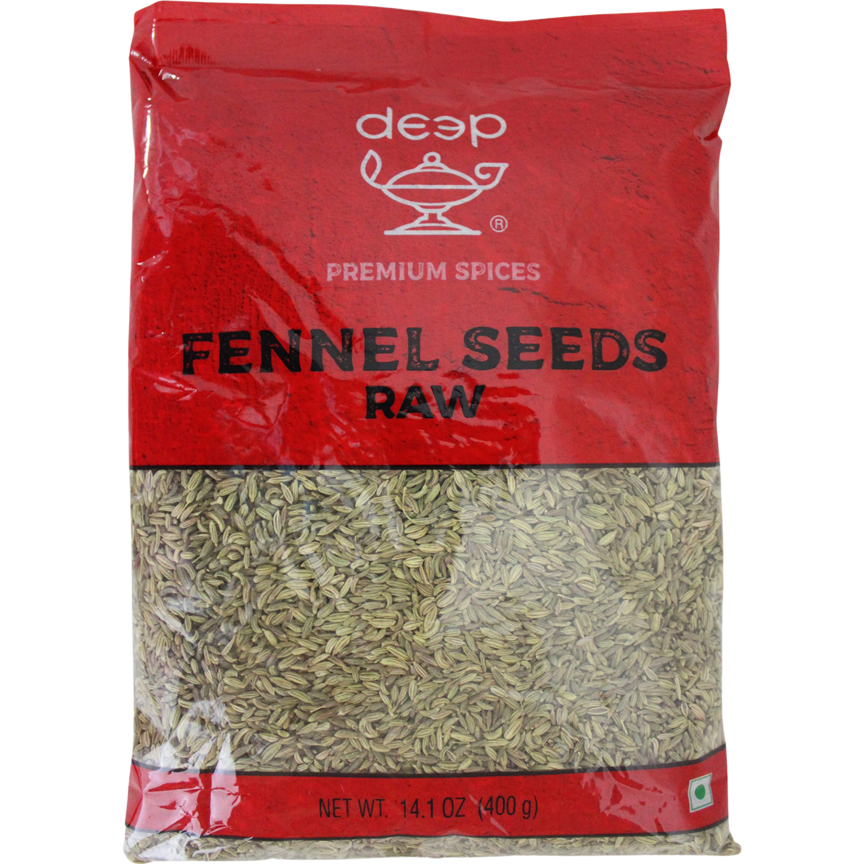 Pack of 5 - Deep Fennel Seeds - 400 Gm (14 Oz)