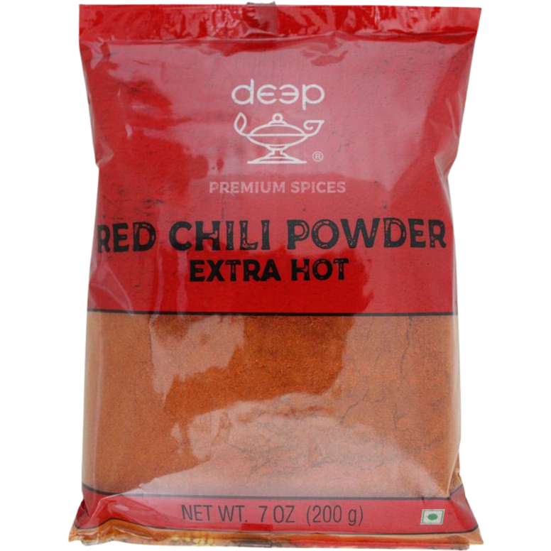 Pack of 2 - Deep Red Chili Powder Extra Hot - 200 Gm (7 Oz)