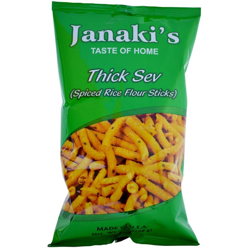 Pack of 4 - Janakis Thick Sev - 200 Gm (7 Oz)