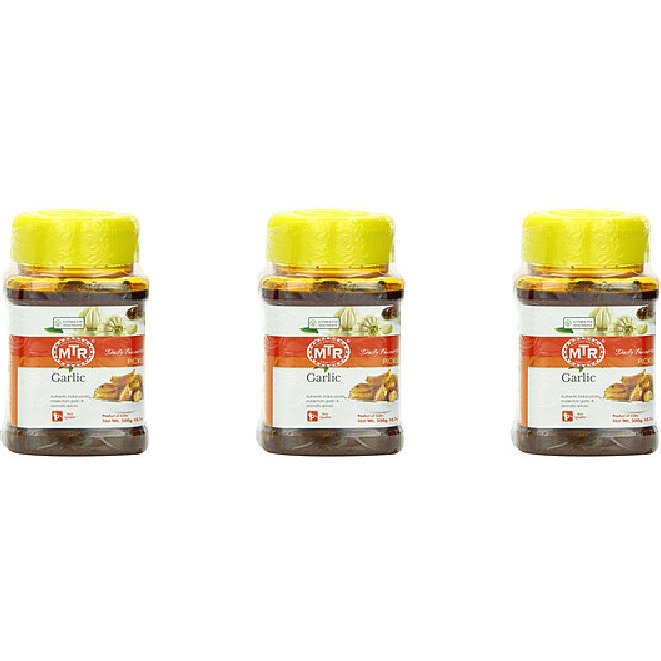 Pack of 3 - Mtr Garlic Pickle - 300 Gm (10.5 Oz)