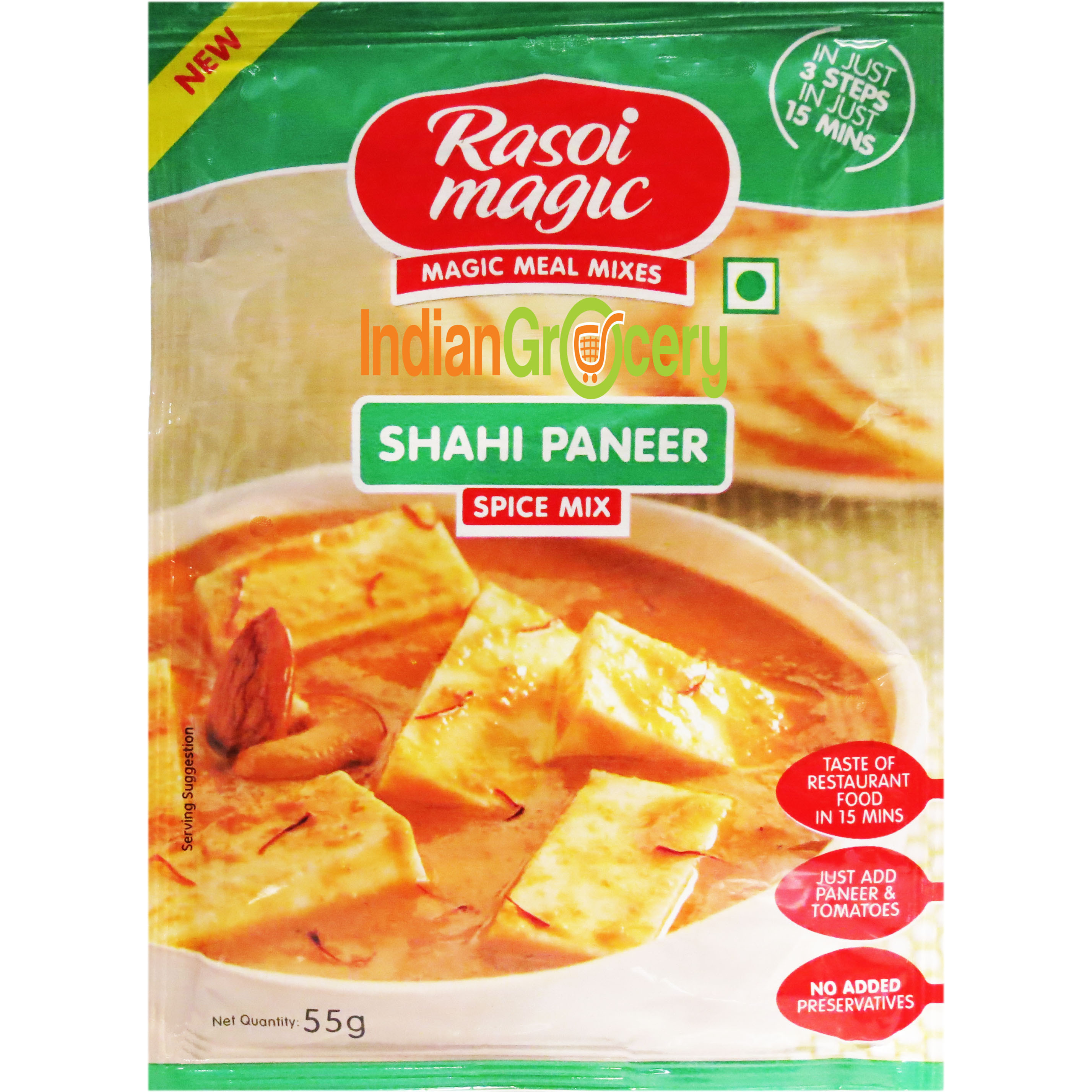 Pack of 2 - Rasoi Magic Shahi Paneer Masala - 60 Gm (2.1 Oz)
