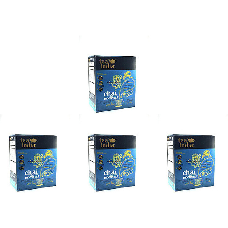 Pack of 4 - Tea India Chai Milk Tea - 232 Gm (8.3 Oz)