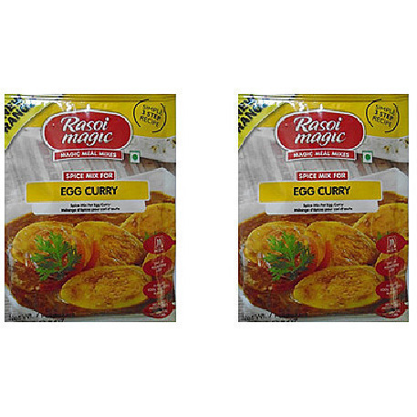 Pack of 2 - Rasoi Magic Egg Curry - 50 Gm (1.7 Oz)