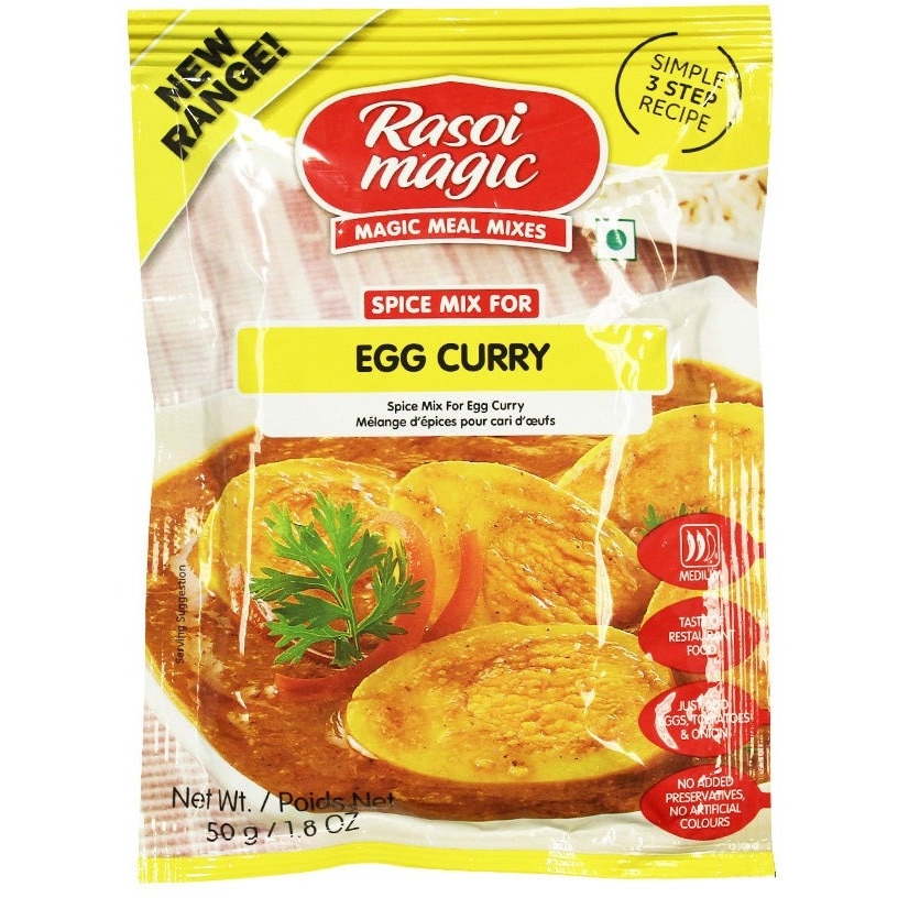 Pack of 2 - Rasoi Magic Egg Curry - 50 Gm (1.7 Oz)