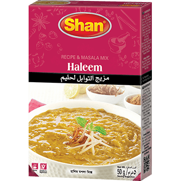 Pack of 4 - Shan Haleem Masala - 50 Gm (1.76 Oz)