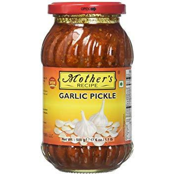 Pack of 4 - Mother's Recipe Garlic Pickle - 500 Gm (1.1 Lb)