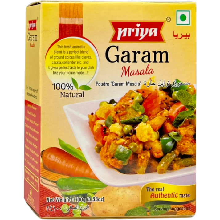 Pack of 3 - Priya Garam Masala - 100 Gm (3.5 Oz)