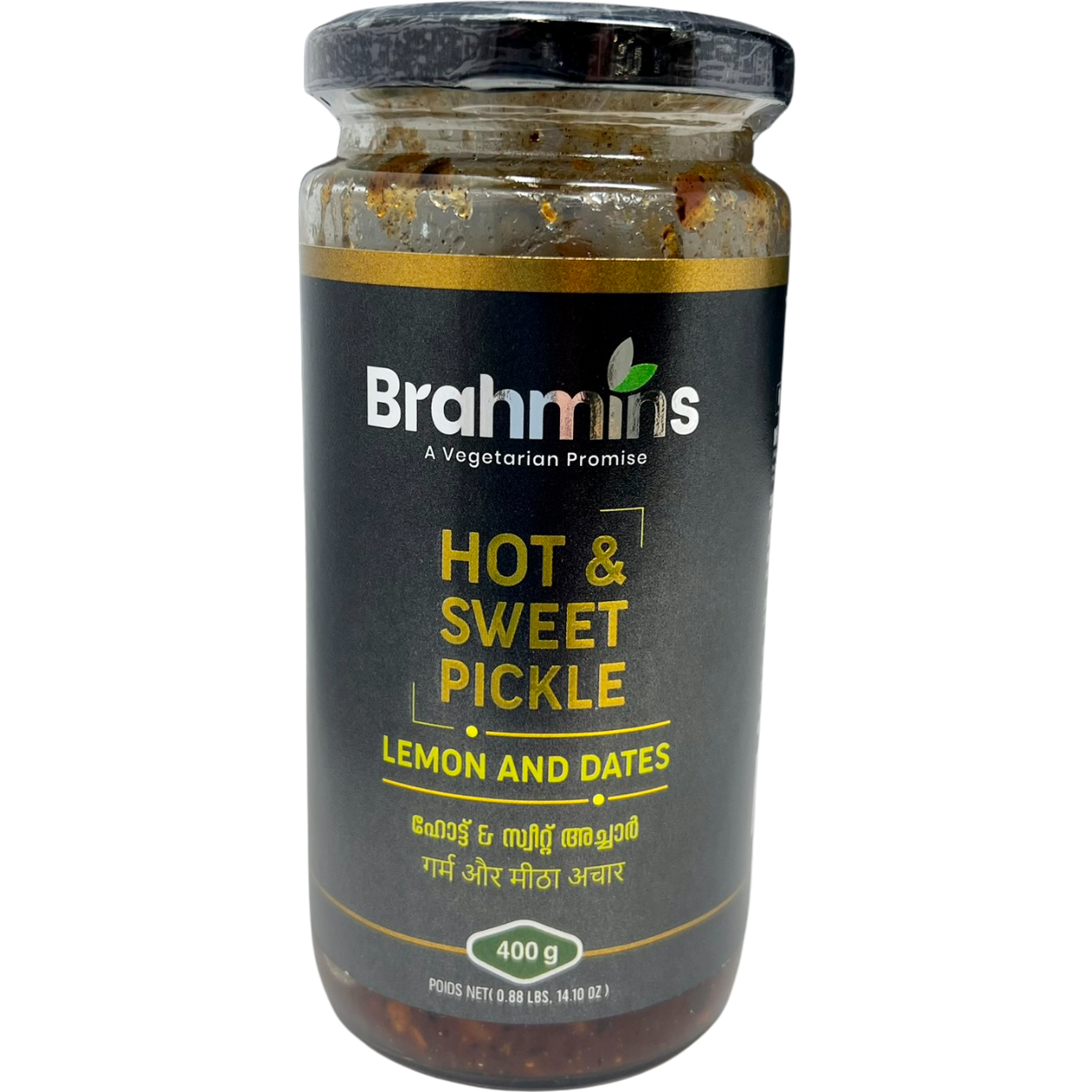 Pack of 2 - Brahmins Hot & Sweet Pickle - 400 Gm (14.1 Oz)