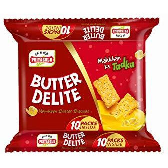 Pack of 4 - Priyagold Butter Delite Biscuits - 500 Gm (1.1 Lb)