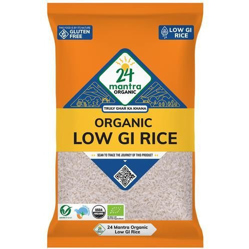 Pack of 3 - 24 Mantra Organic Low Gi Rice - 4 Lb (1.82 Kg)