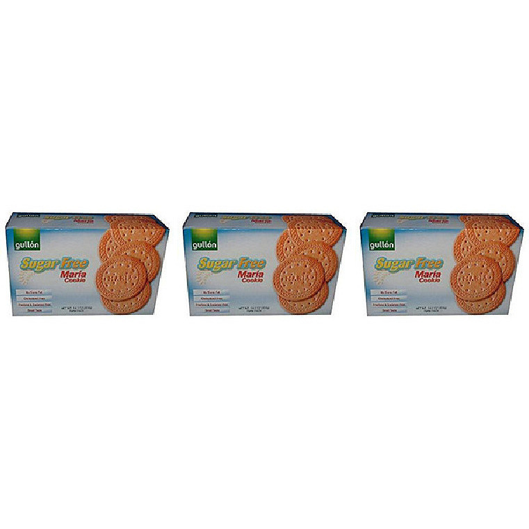 Pack of 3 - Gullon Sugar Free Maria Cookies -  400 Gm (14.1 Oz)