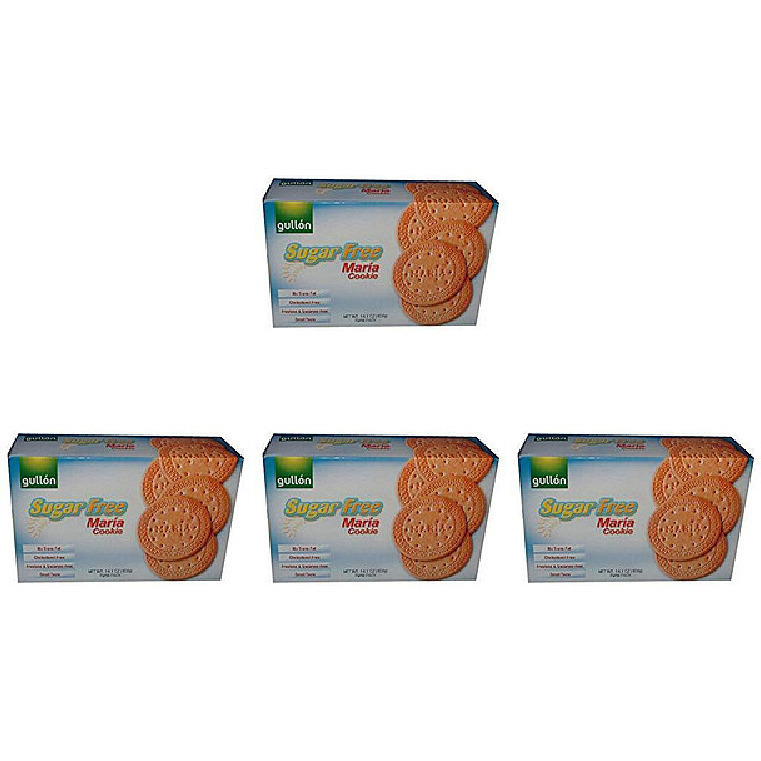Pack of 4 - Gullon Sugar Free Maria Cookies -  400 Gm (14.1 Oz)
