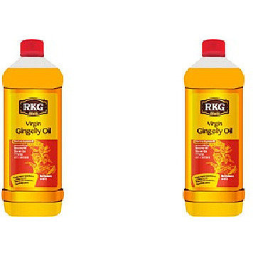 Pack of 2 - Rkg Virgin Gingelly Sesame Oil - 2 L (33 Fl Oz)