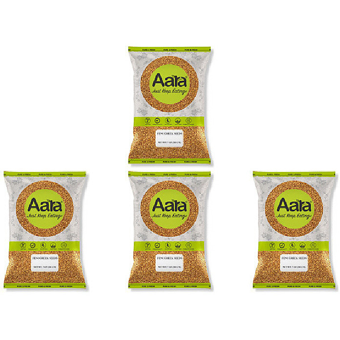 Pack of 4 - Aara Fenugreek Seeds - 7 Oz (200 Gm)