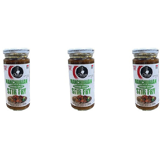 Pack of 3 - Ching's Manchurian Stir Fry Cooking Sauce - 250 Gm (8.82 Oz)