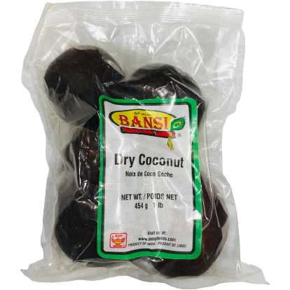 Pack of 5 - Bansi Dry Coconut - 454 Gm (1 Lb)
