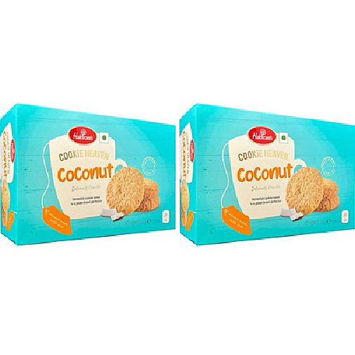 Pack of 2 - Haldiram's Homestyle Coconut Cookies - 360 Gm (12.69 Oz)