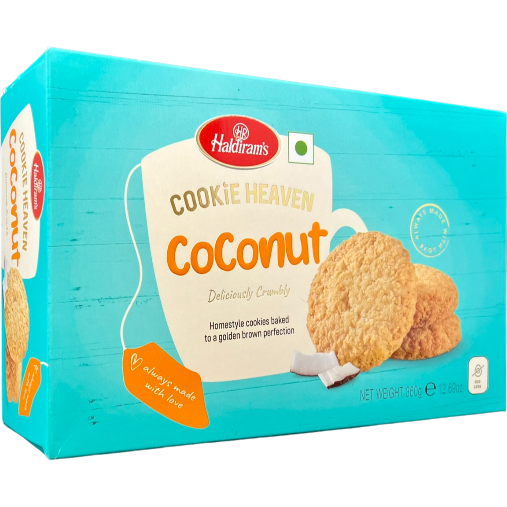 Pack of 2 - Haldiram's Homestyle Coconut Cookies - 360 Gm (12.69 Oz)