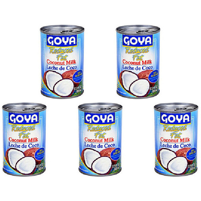 Pack of 5 - Goya Light Coconut Milk - 13.5 Oz (400 Ml)