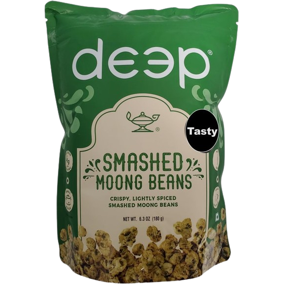 Pack of 2 - Deep Smashed Moong Beans - 180 Gm (6.3 Oz)