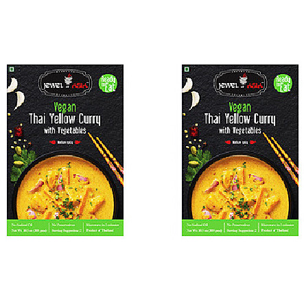 Pack of 2 - Jewel Of Asia Vegan Thai Yellow Curry With Vegetables - 300 Gm (10.58 Oz)
