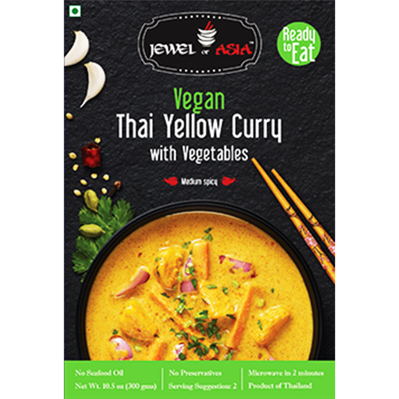 Pack of 2 - Jewel Of Asia Vegan Thai Yellow Curry With Vegetables - 300 Gm (10.58 Oz)