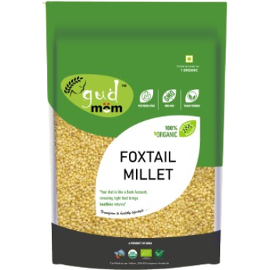 Pack of 3 - Gudmom Organic Foxtail Millet - 2 Lb (908 Gm)
