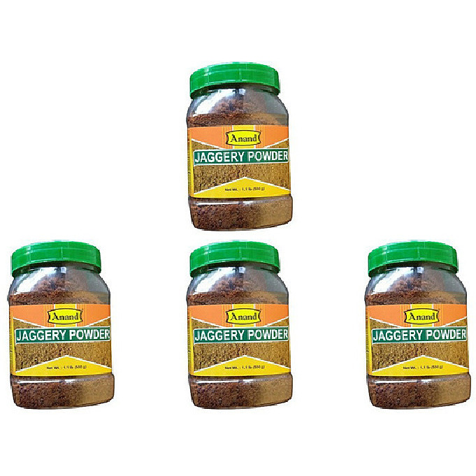 Pack of 4 - Anand Jaggery Powder - 500 Gm (1.1 Lb)