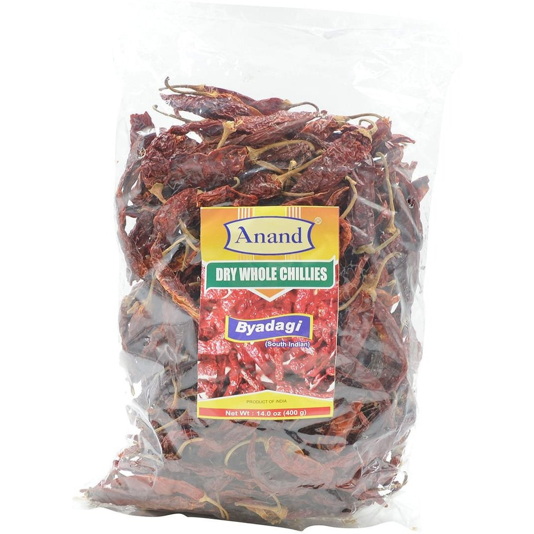 Pack of 5 - Anand Dry Whole Chillies Wrinkled -  400 Gm (14.08 Oz)