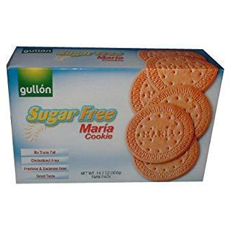 Pack of 5 - Gullon Sugar Free Maria Cookies -  400 Gm (14.1 Oz)