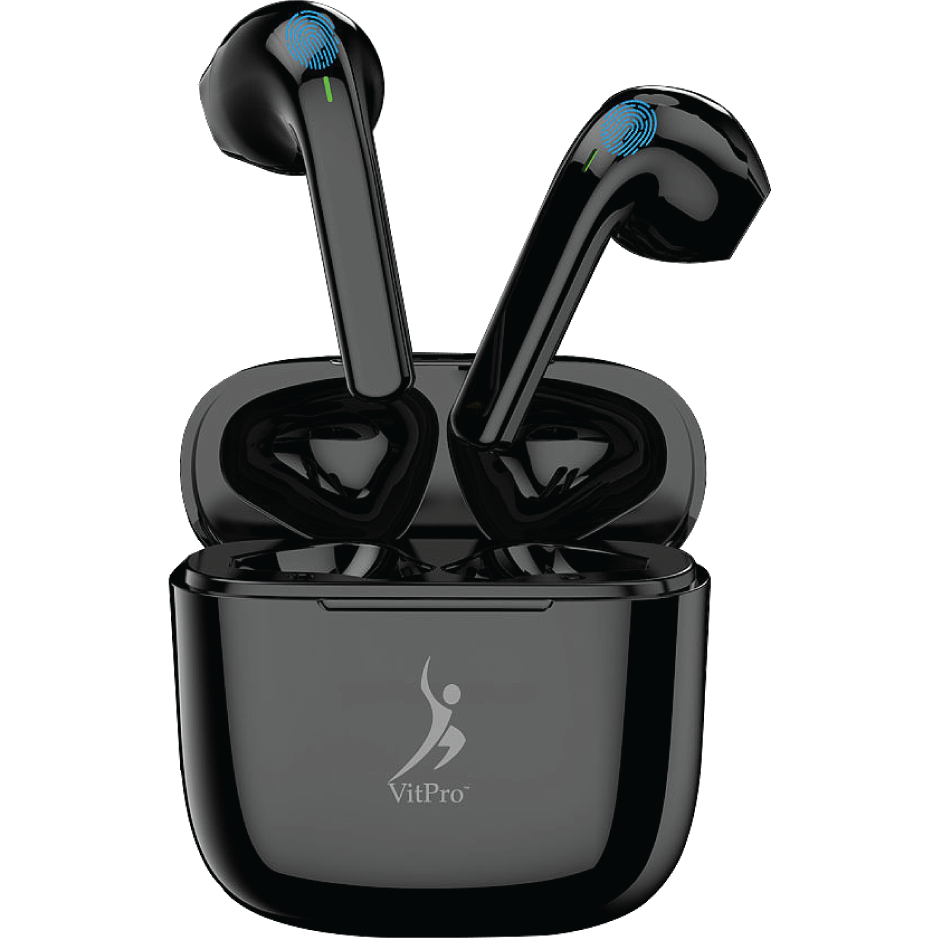 Buy 1 Get 1 Wireless Bluetooth 5.0 Headphones with Deep Bass, Touch Control Earbuds with & Sweat Resistance