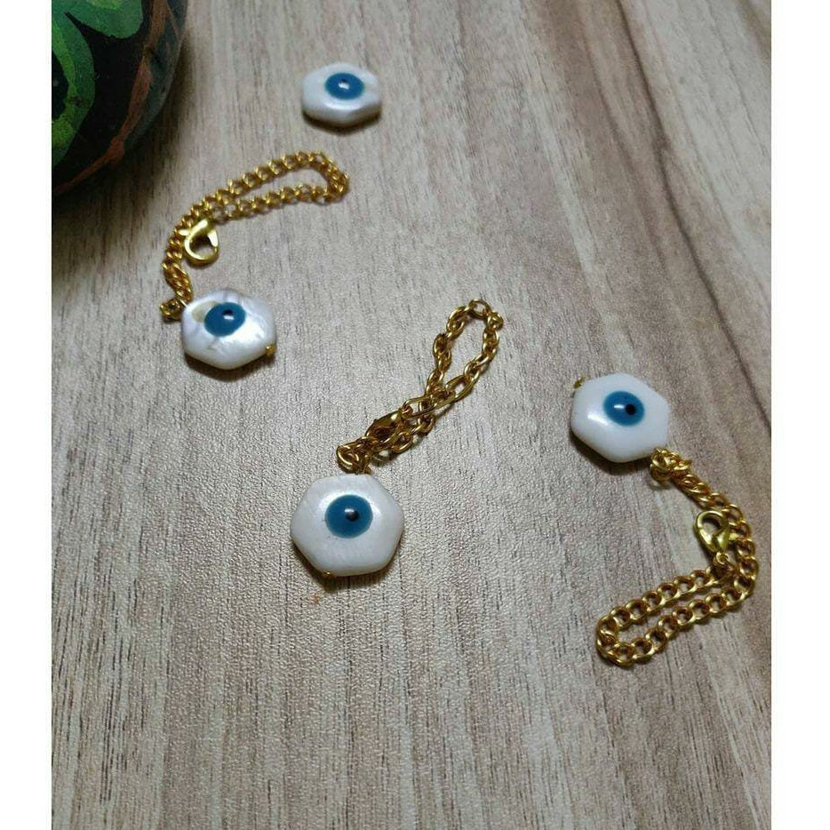 Stone Evil Eye Rakhi Nazariya Rakhi Designer Rakhi Raksha Bandhan Bracelet Thread Indian Hindu Festival