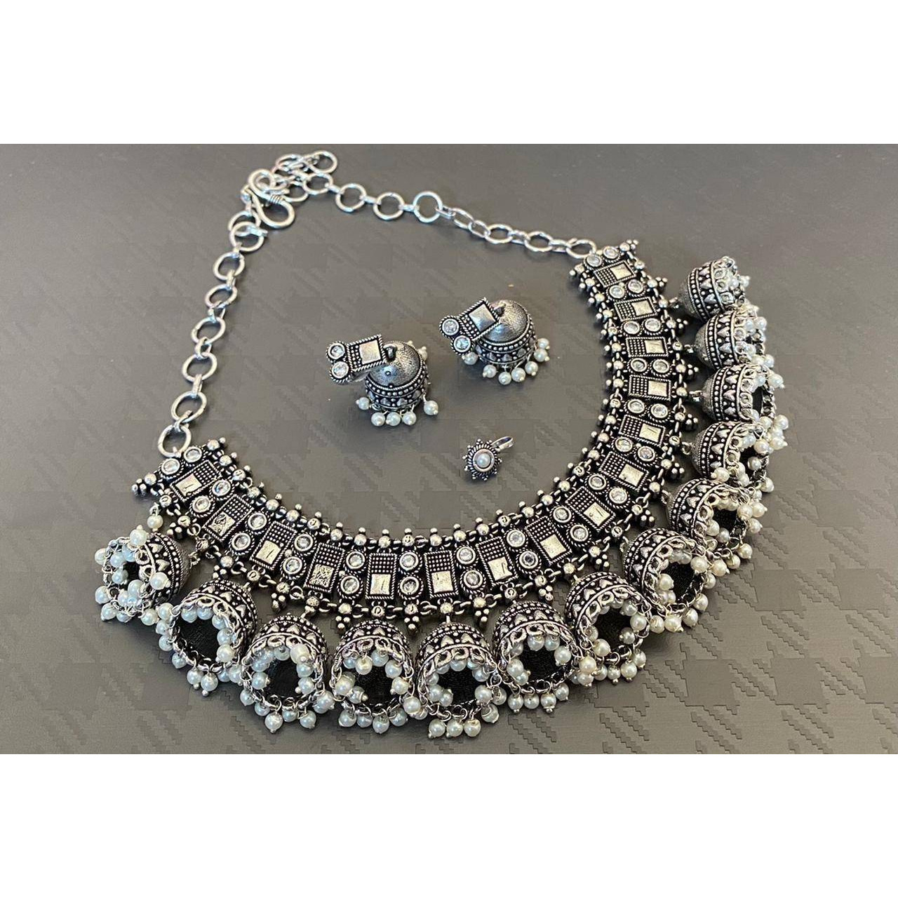 Adorn your beautiful personality with this exquisitely designed and handcrafted multilayer statement necklace in high quality.Pair it up with any formal or semi formal attire and gather compliments at the next event!