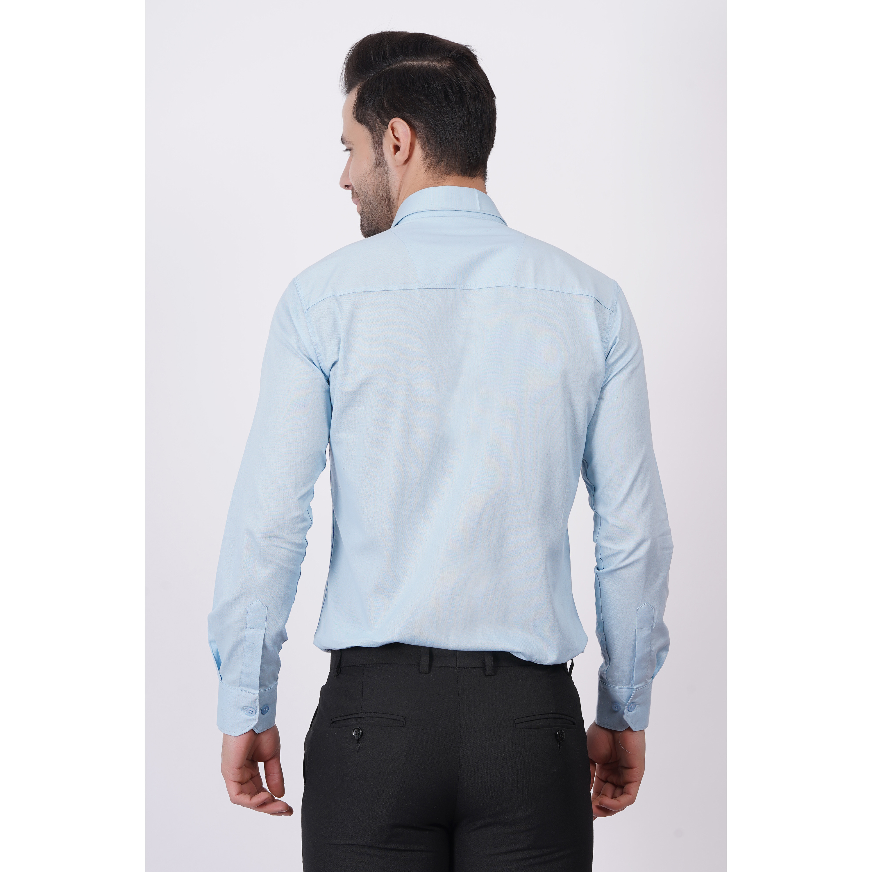 MEN FULL SLEEVE PURE COTTON SHIRT WITH CHEST POCKET