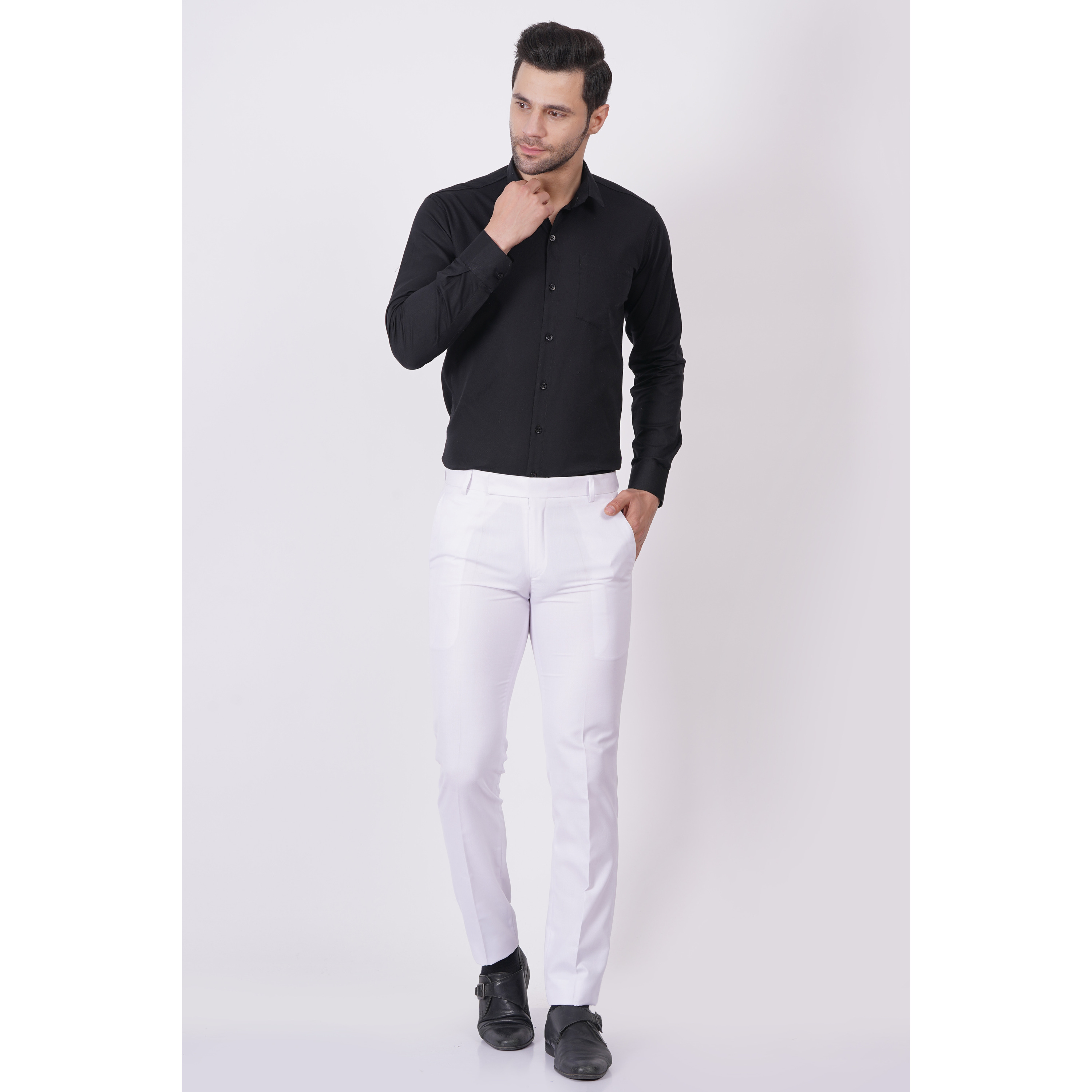 MEN FULL SLEEVE SHIRT WITH CHEST POCKET