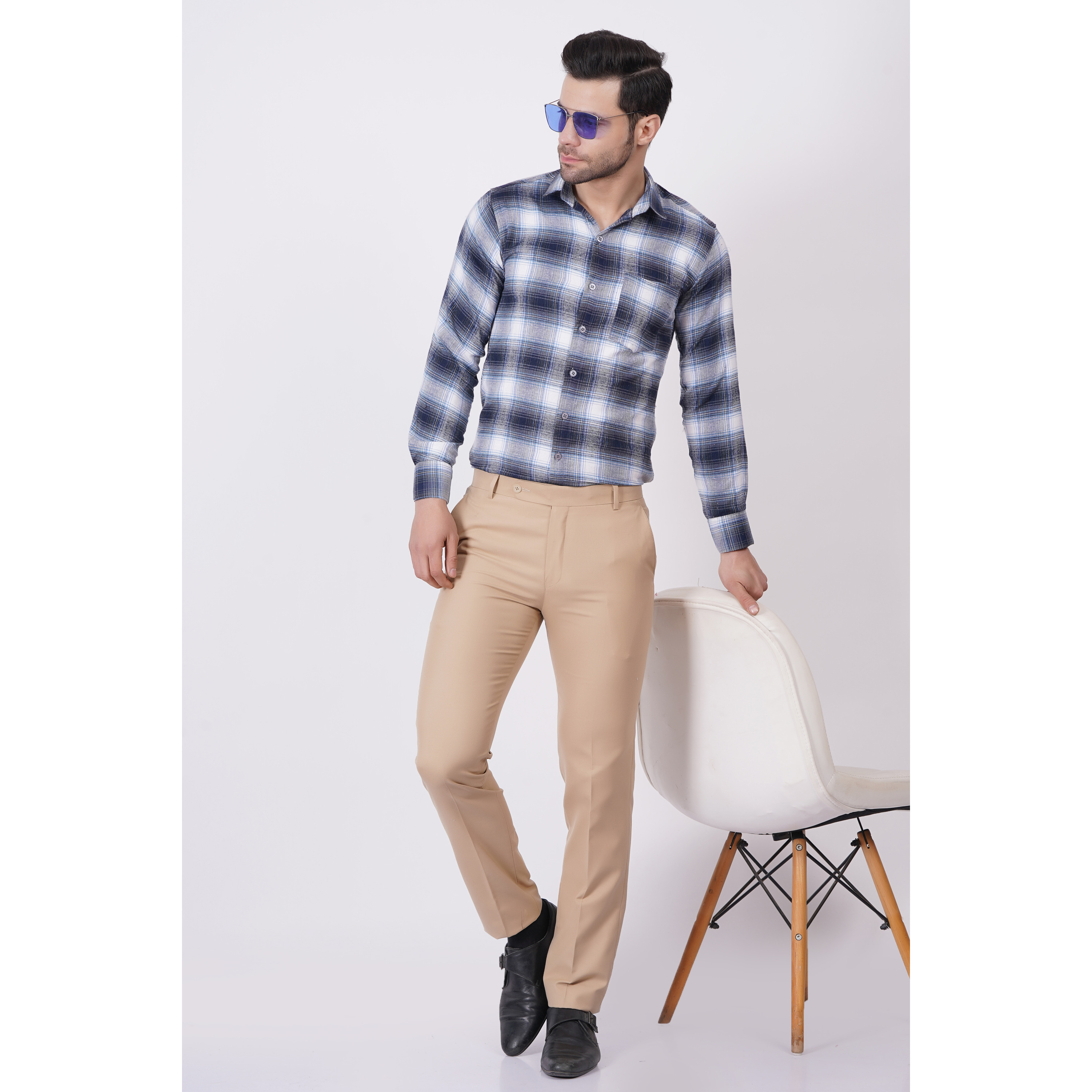 MEN FULL SLEEVE SHIRT WITH CHEST POCKET